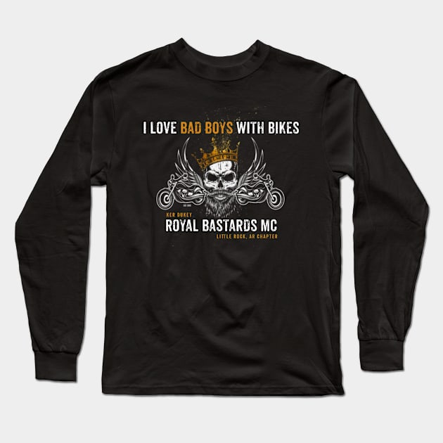 I love bad boys Long Sleeve T-Shirt by KerDukey